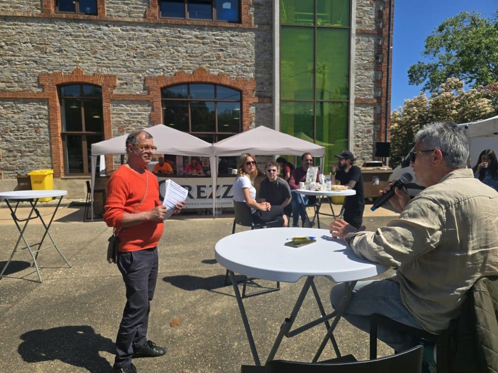 CaféIA en plein air à Folelli lors des Journées de la famille, avril 2026