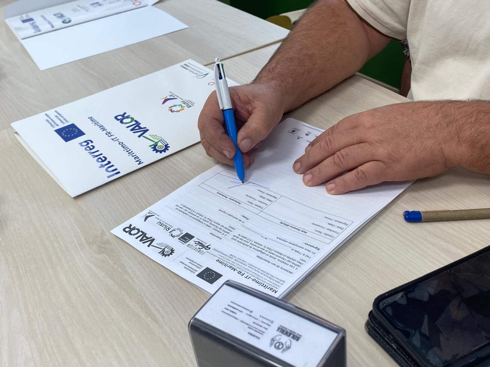 Signature de la convention du consortium RIUSU à l'AFPA de Corte, le 30 septembre 2026